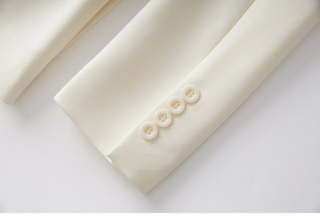 Wrap-style tailored blazer with waist tie – SILHOUETTE