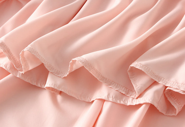 midi skirt with gathered bow detailing – FERA