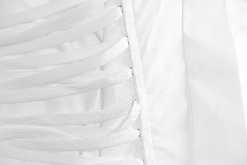 جاكيت بليزر مصمم خصيصًا بكتفين مكشوفتين - عاجي