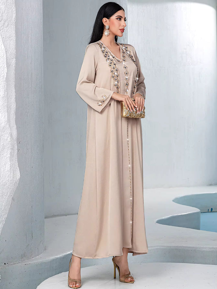 Elegant Long Sleeve Maxi Dress – AURORA