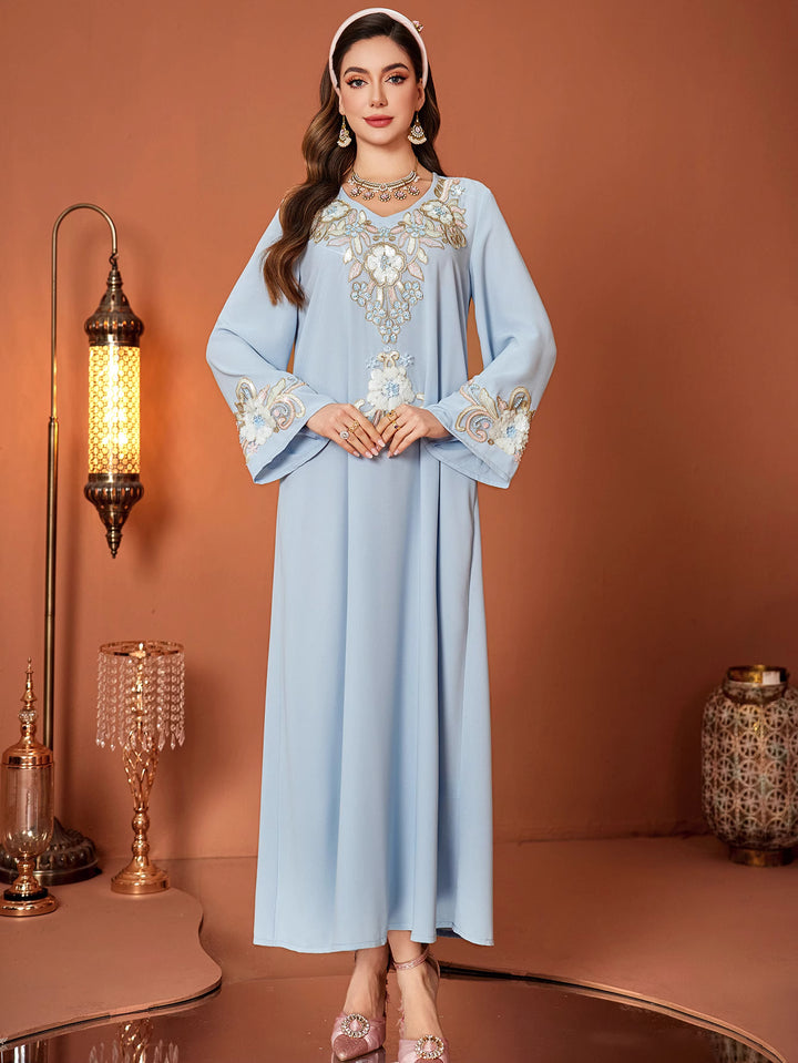 maßgeschneiderter Schlaganzug mit Satin-Puffärmeln – VALENCIA 