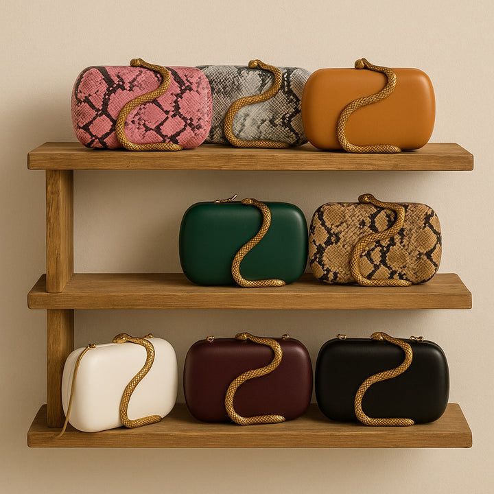 gewebte Rattan-Tragetasche mit doppelten Ledergriffen – LÉONIE 