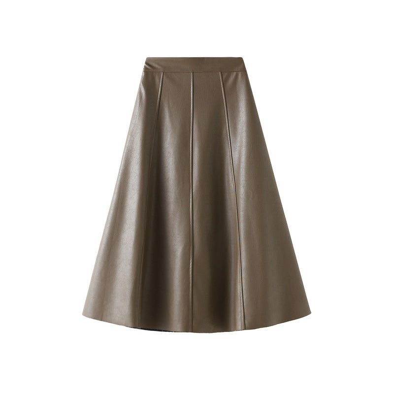 Structured A-Line Midi Skirt – IVORYA