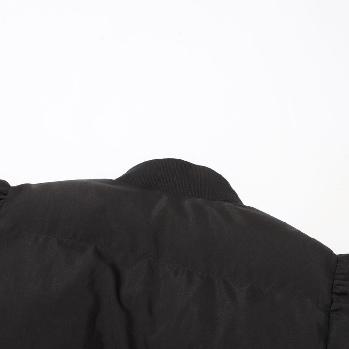 puff-sleeve cropped padded jacket – ARDEN