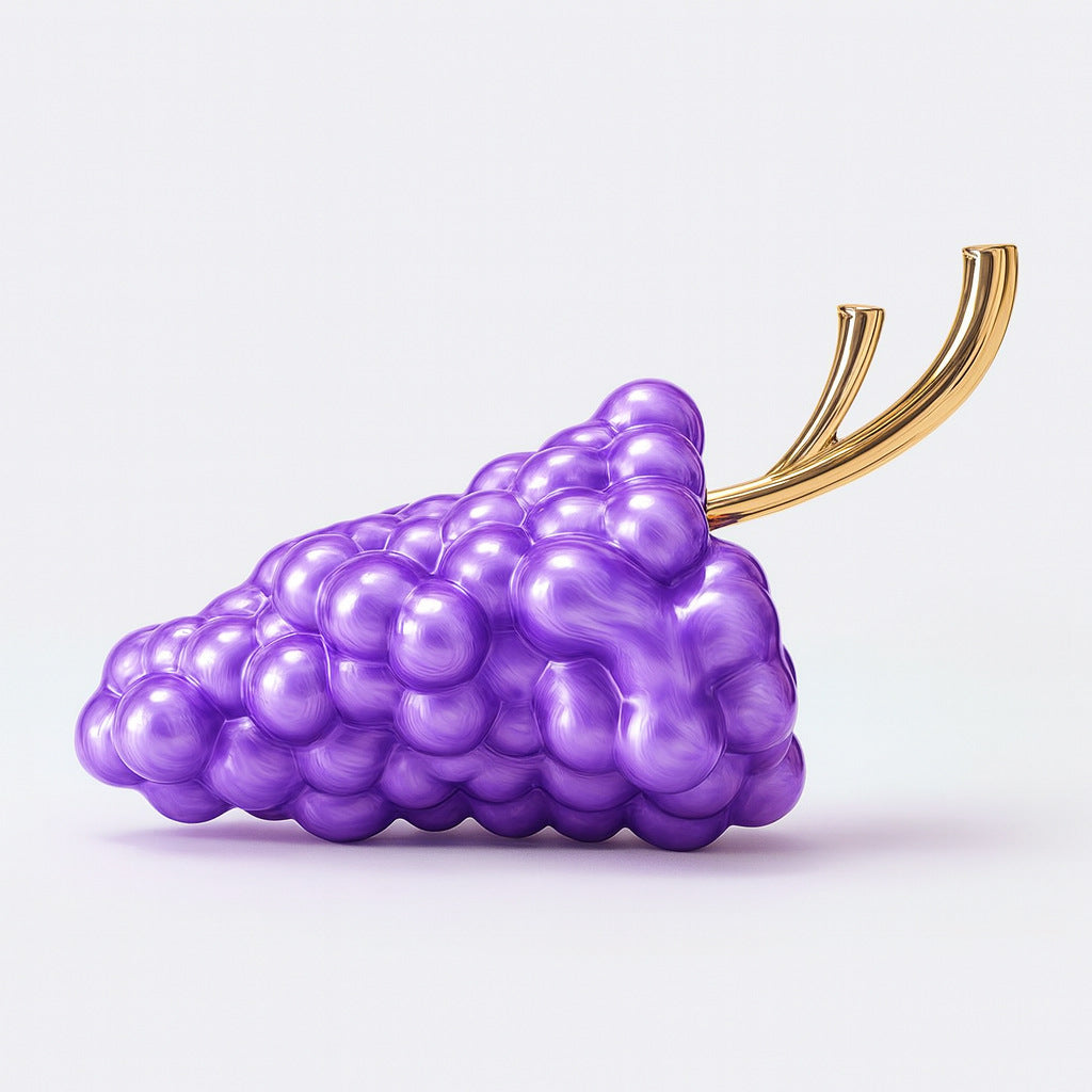 metallic bubble clutch bag with gold handle – BERRY