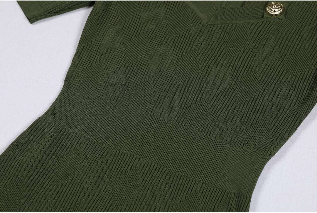 Plissiertes Oberteil mit ausgestellten Ärmeln und Maxirock-Set mit Taillengürtel – Rosiny 