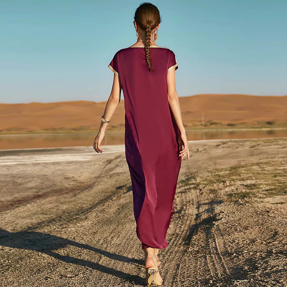 Long-Sleeve Elegant Maxi Dress – SELENE