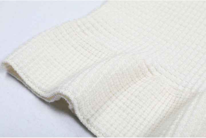 Haut à manches évasées plissées et ensemble jupe longue avec ceinture à la taille – Rosiny 