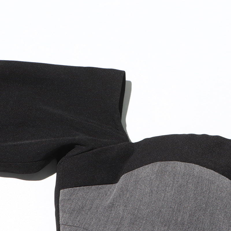 褶皱喇叭袖上衣和高腰裙套装，配腰带 – Rosiny 