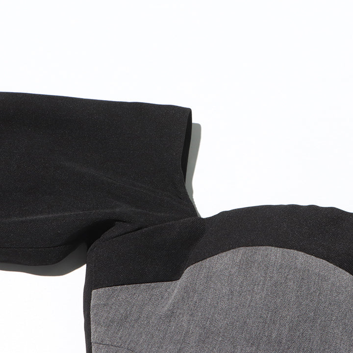 褶皱喇叭袖上衣和高腰裙套装，配腰带 – Rosiny 