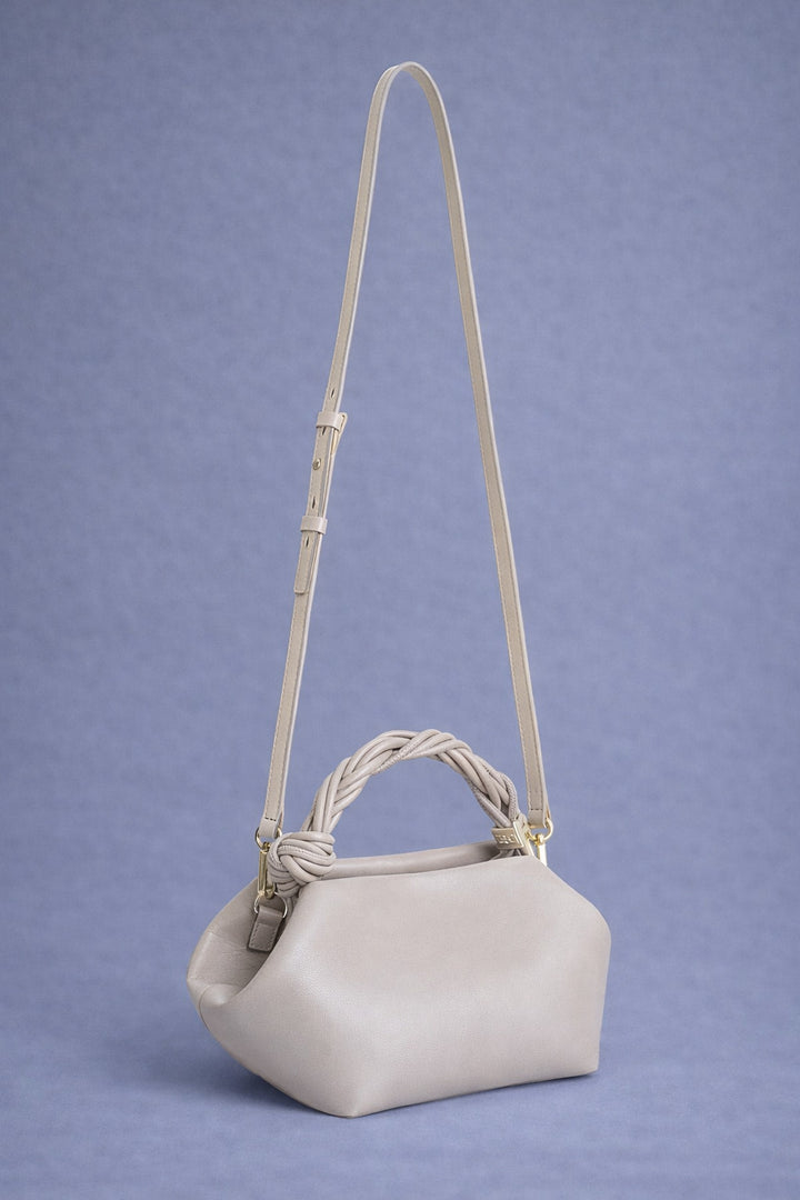 mini shoulder bag with braided handle detail – KNOT