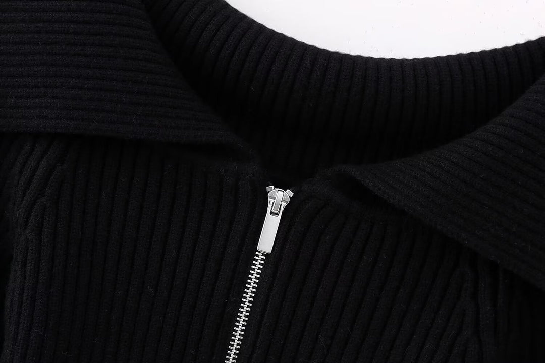 Geplooide top met uitlopende mouwen en maxi-rok set met tailleband – Rosiny 