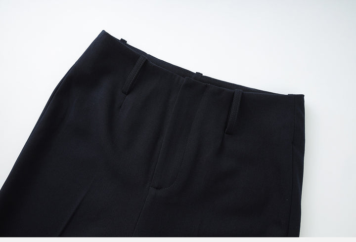 Belted wrap blazer and flared trousers set – IRON