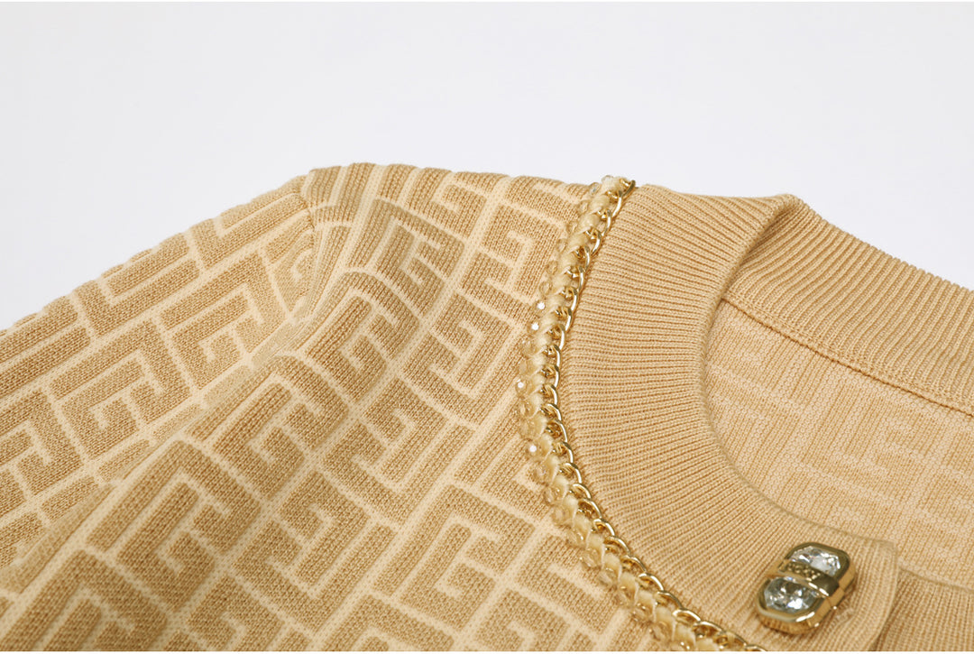 Haut à manches évasées plissées et ensemble jupe longue avec ceinture à la taille – Rosiny 