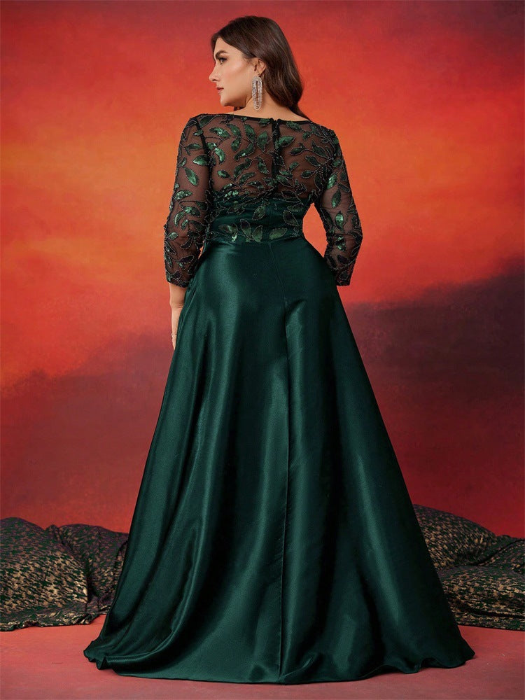 褶皱喇叭袖上衣和高腰裙套装，配腰带 – Rosiny 