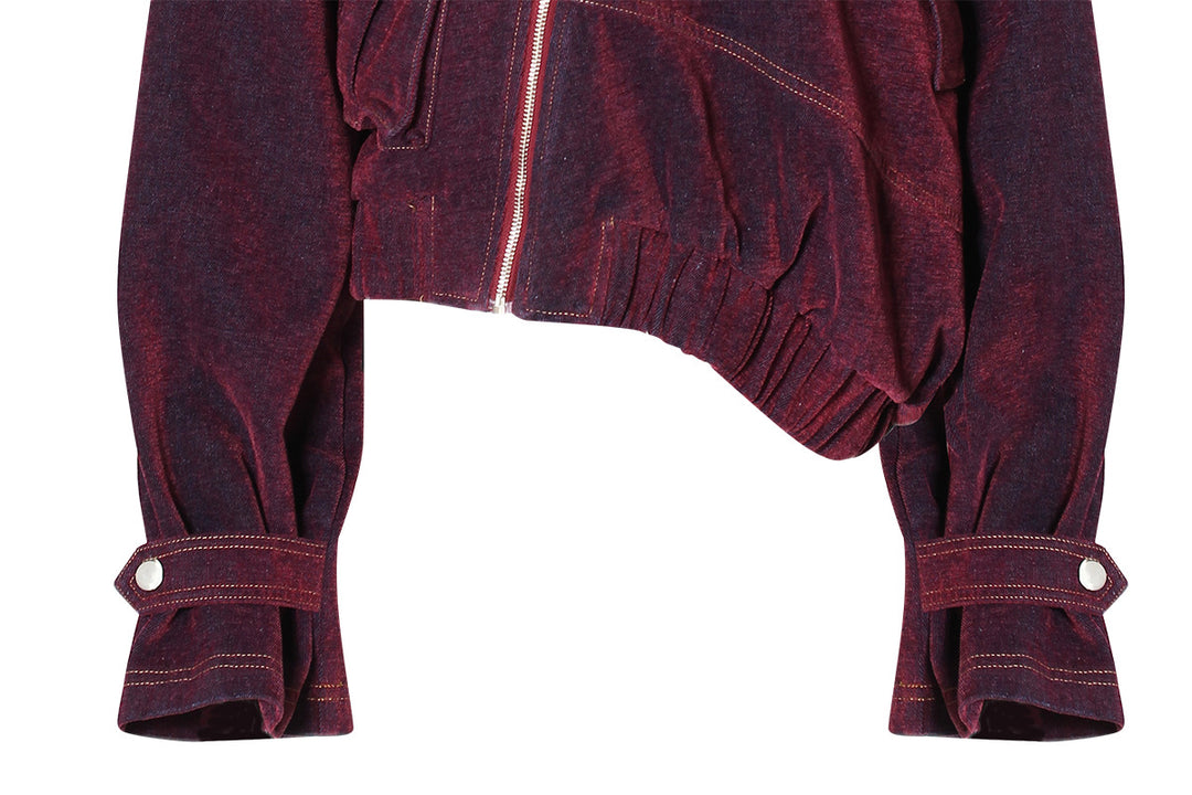 Haut à manches évasées plissées et ensemble jupe longue avec ceinture à la taille – Rosiny 