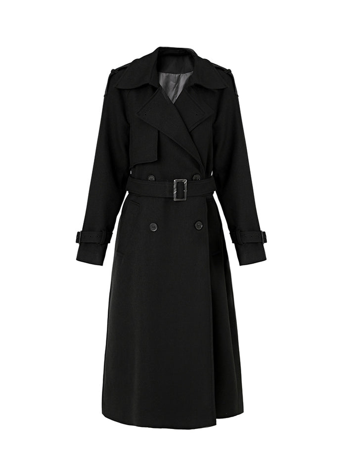 luxury double-breasted trench coat – AURELIA