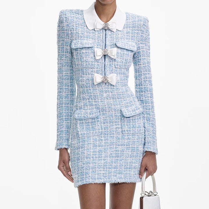 Geplooide top met uitlopende mouwen en maxi-rok set met tailleband – Rosiny 