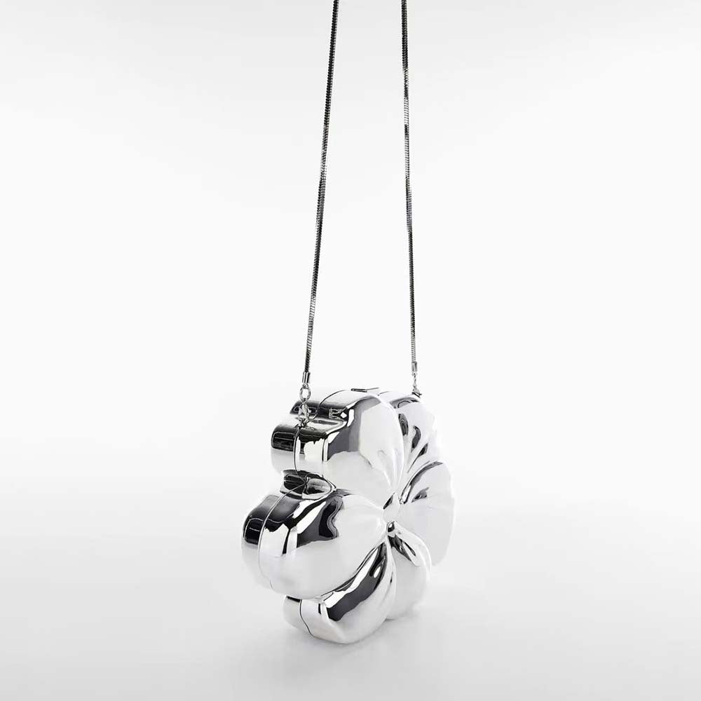 编织藤条手提包，配有双层皮革手柄 – LÉONIE 