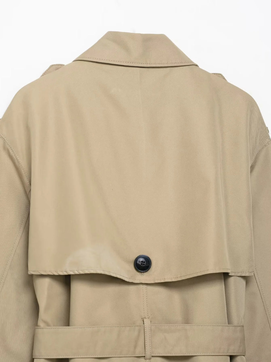 belted double-breasted trench coat – AURORA