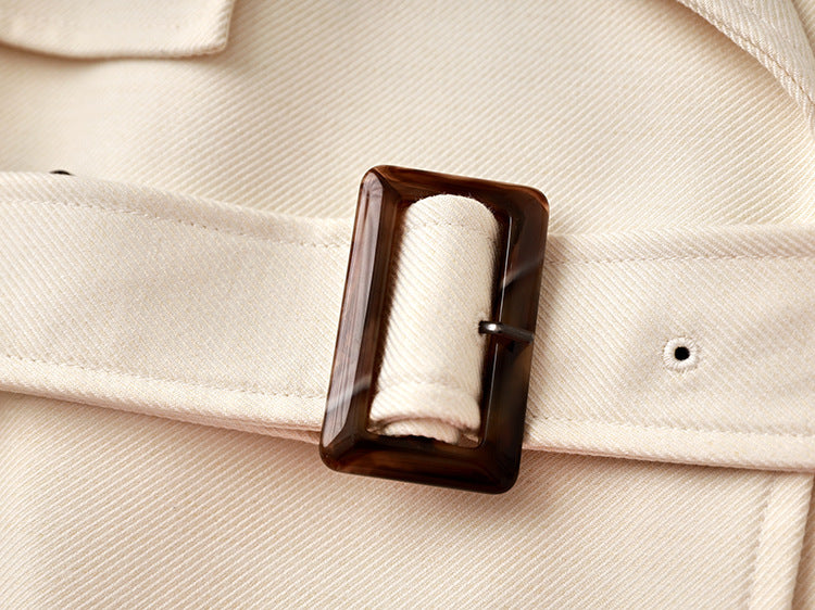 luxury double-breasted trench coat – AURELIA