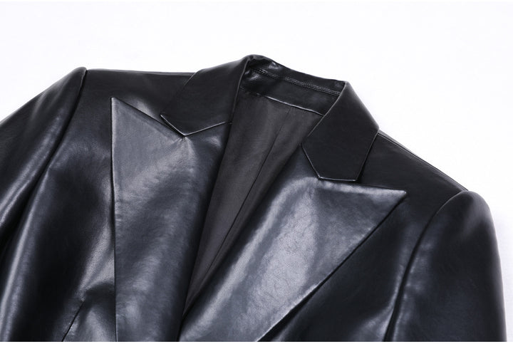 Haut à manches évasées plissées et ensemble jupe longue avec ceinture à la taille – Rosiny 