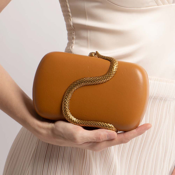 gewebte Rattan-Tragetasche mit doppelten Ledergriffen – LÉONIE 