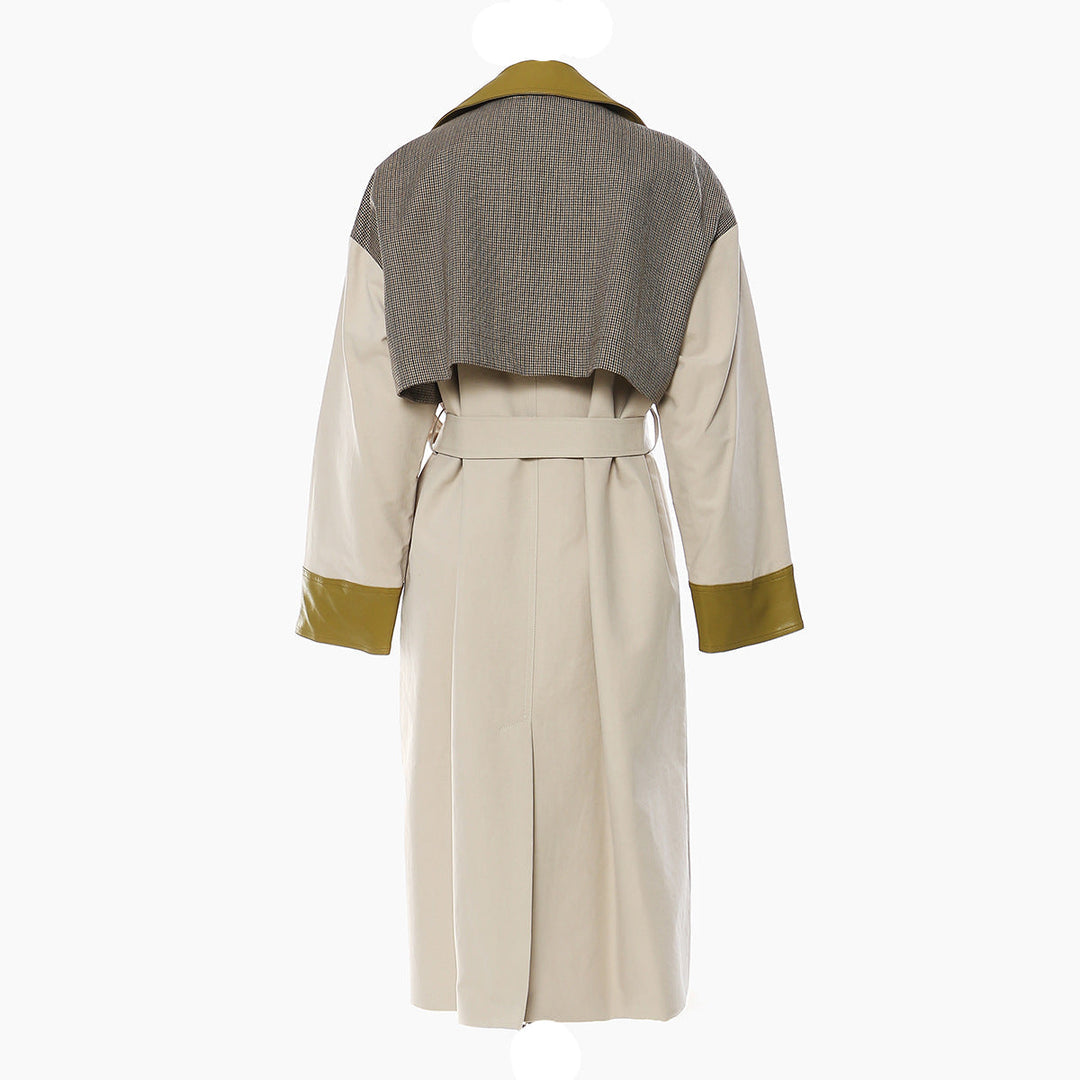 Haut à manches évasées plissées et ensemble jupe longue avec ceinture à la taille – Rosiny 