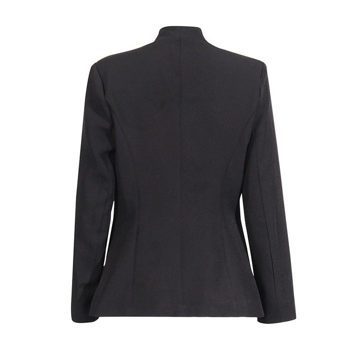 tailored blazer with sequin rose embroidery – ROSABELIX