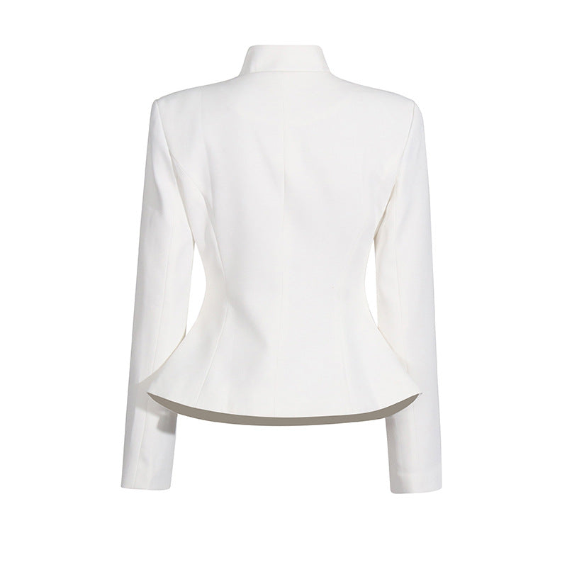 تنورة ماكسي مطوية مع بليزر مطرز – روبينا