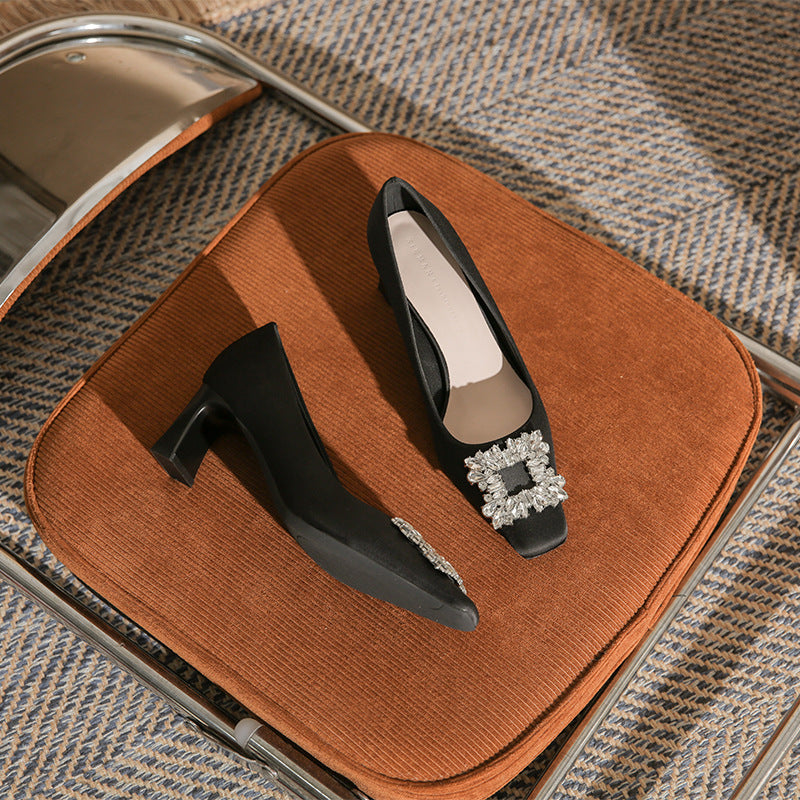 褶皱喇叭袖上衣和高腰裙套装，配腰带 – Rosiny 