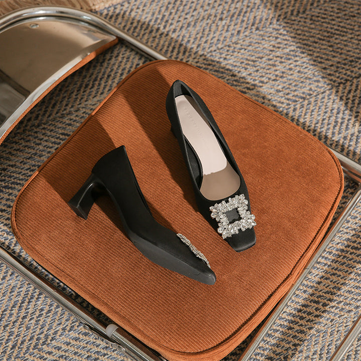 褶皱喇叭袖上衣和高腰裙套装，配腰带 – Rosiny 