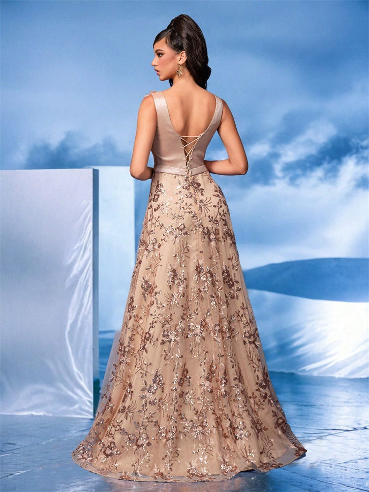 褶皱喇叭袖上衣和高腰裙套装，配腰带 – Rosiny 