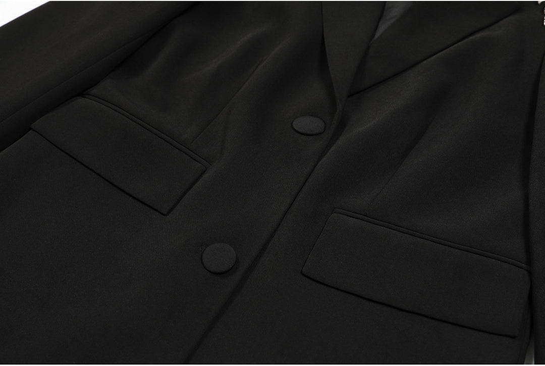 سترة مصممة خصيصًا مع أكمام وأكتاف مرصعة بالجواهر متعددة الألوان - روبيناكسا