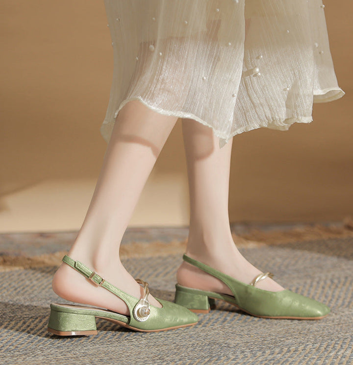 褶皱喇叭袖上衣和高腰裙套装，配腰带 – Rosiny 