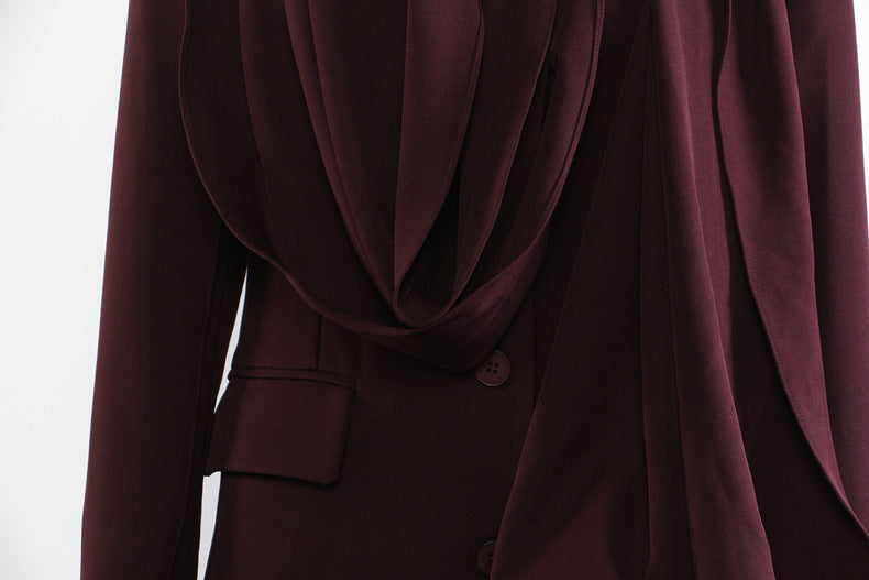 جاكيت بليزر مصمم خصيصًا بكتفين مكشوفتين - عاجي