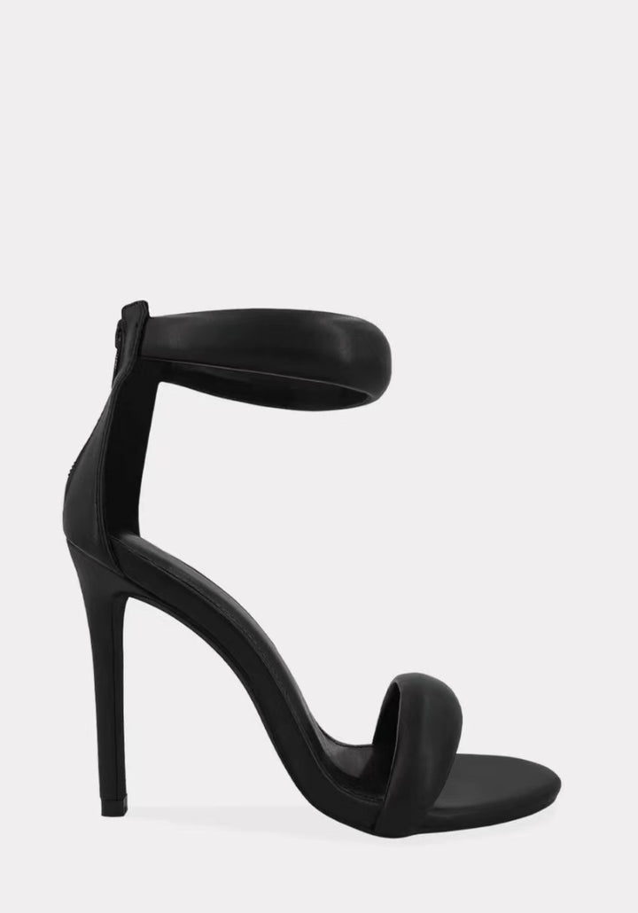 strappy stiletto sandal with ankle cuff - AUREABI