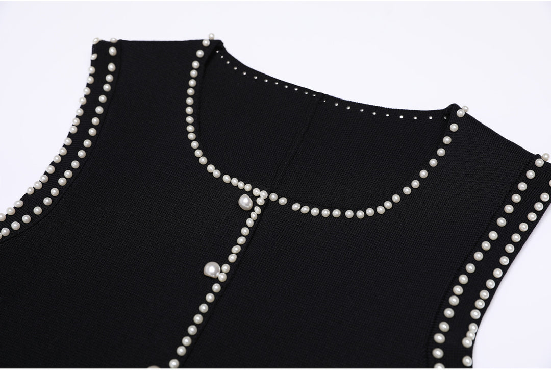 Haut à manches évasées plissées et ensemble jupe longue avec ceinture à la taille – Rosiny 