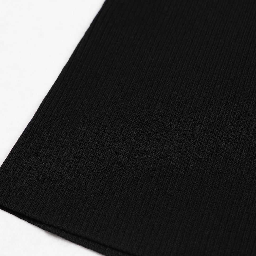 Haut à manches évasées plissées et ensemble jupe longue avec ceinture à la taille – Rosiny 