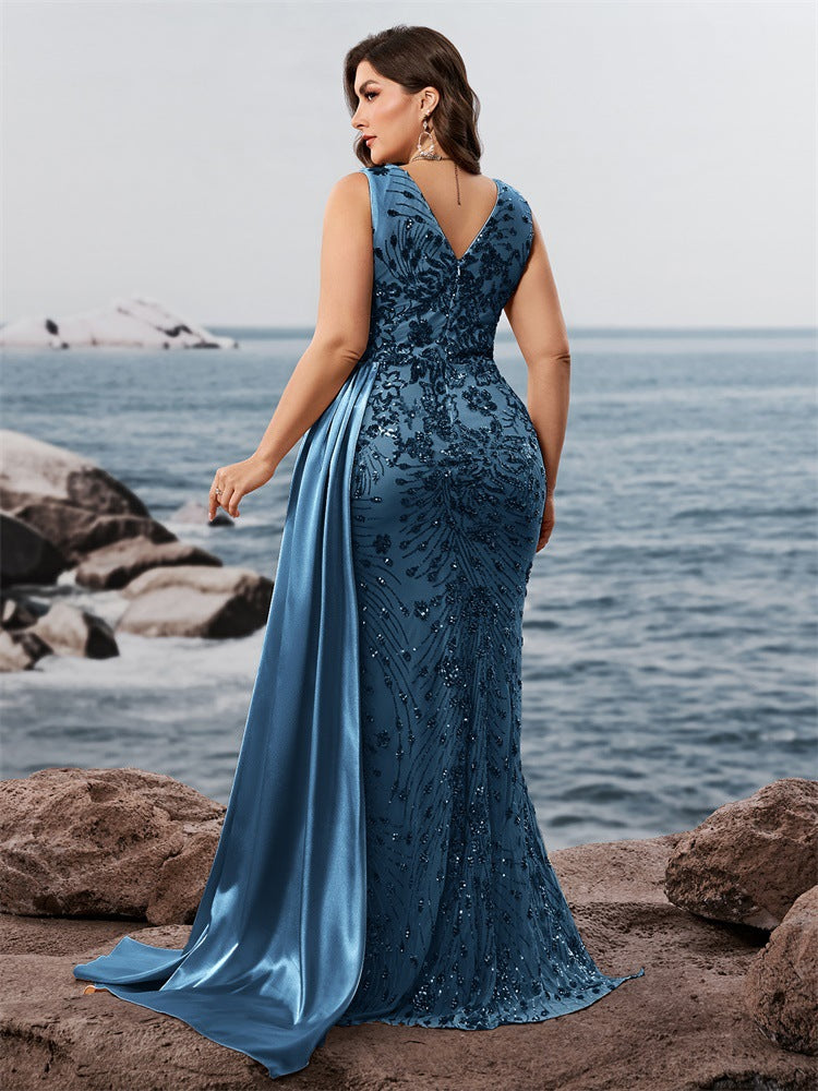 Haut à manches évasées plissées et ensemble jupe longue avec ceinture à la taille – Rosiny 