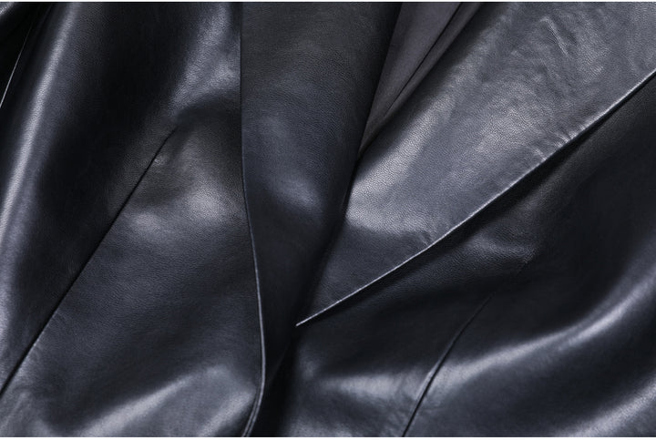 Haut à manches évasées plissées et ensemble jupe longue avec ceinture à la taille – Rosiny 