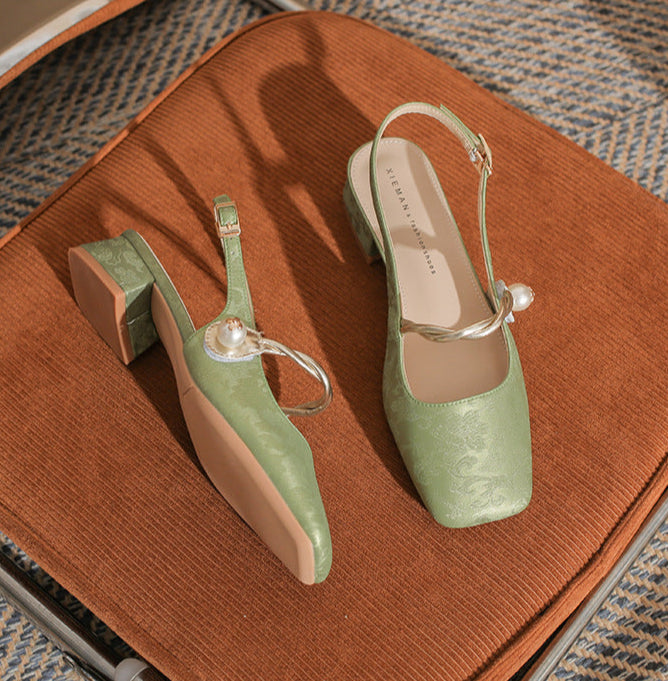 褶皱喇叭袖上衣和高腰裙套装，配腰带 – Rosiny 