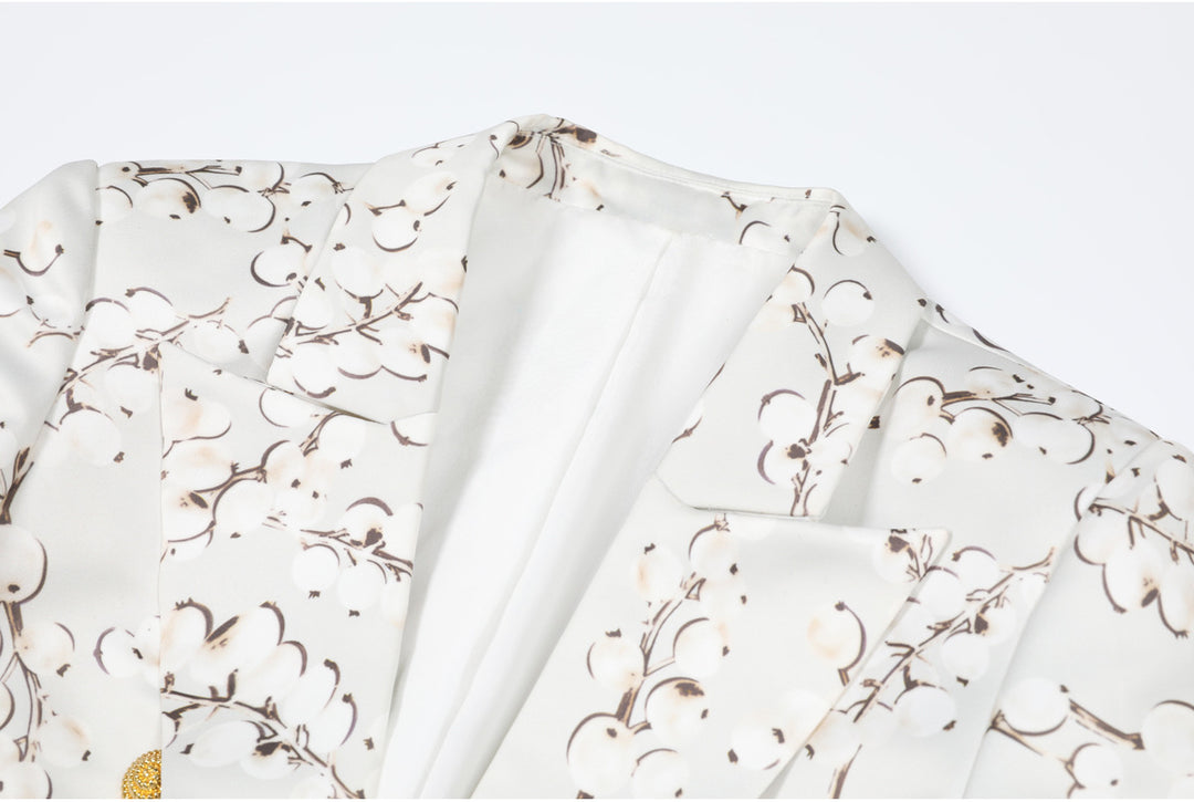 Geplooide top met uitlopende mouwen en maxi-rok set met tailleband – Rosiny 