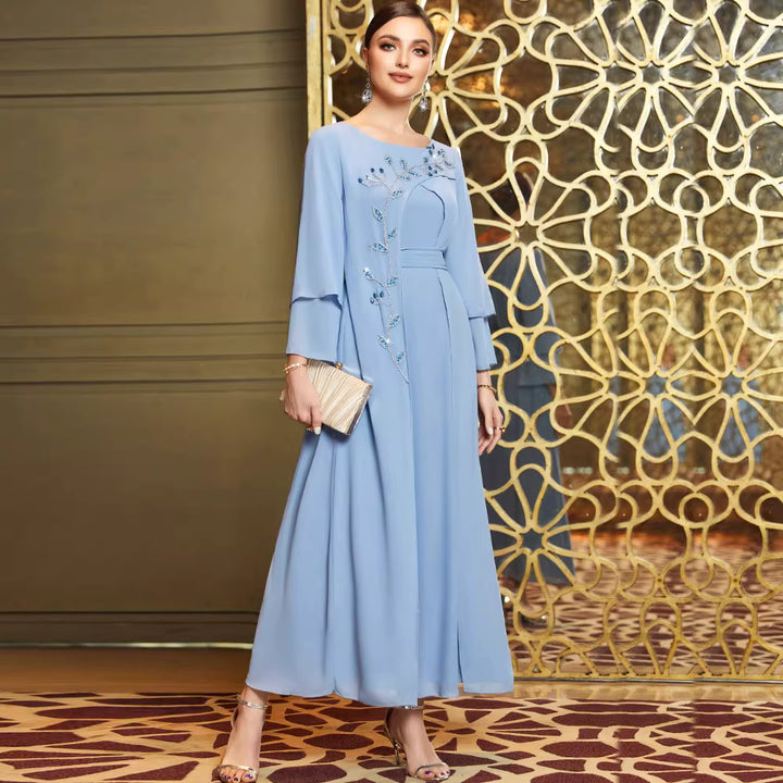 Classic Long Sleeve Maxi Dress – SERENA