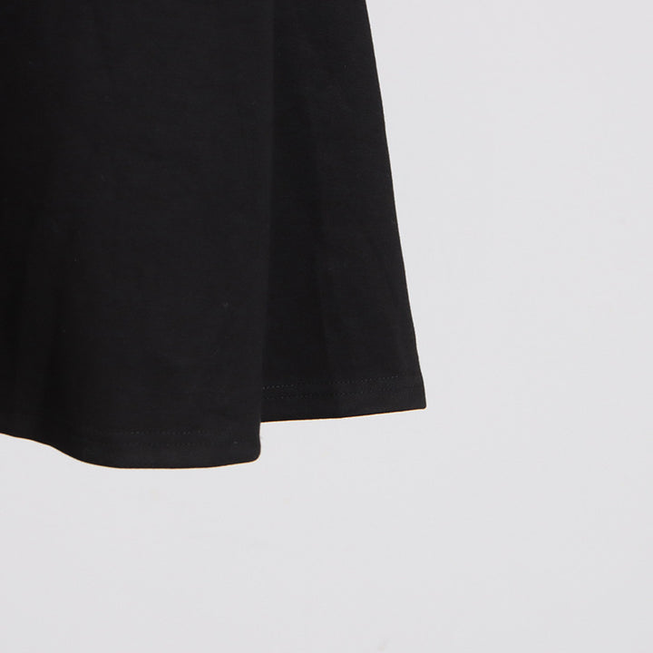 褶皱喇叭袖上衣和高腰裙套装，配腰带 – Rosiny 