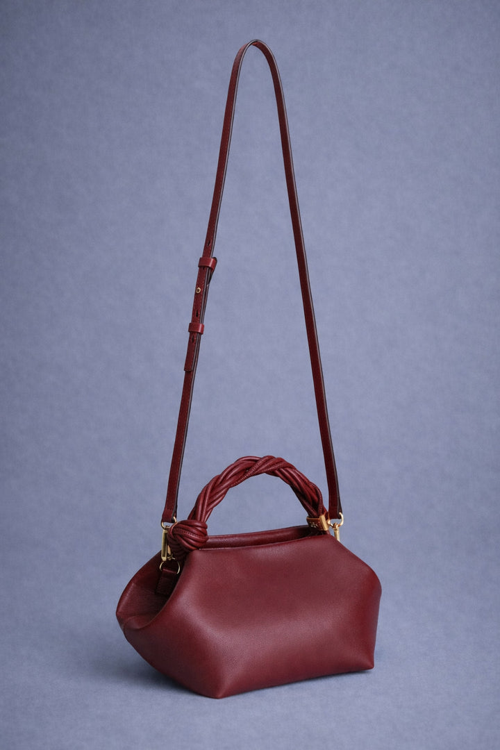 mini shoulder bag with braided handle detail – KNOT