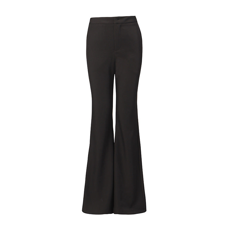 褶皱喇叭袖上衣和高腰裙套装，配腰带 – Rosiny 