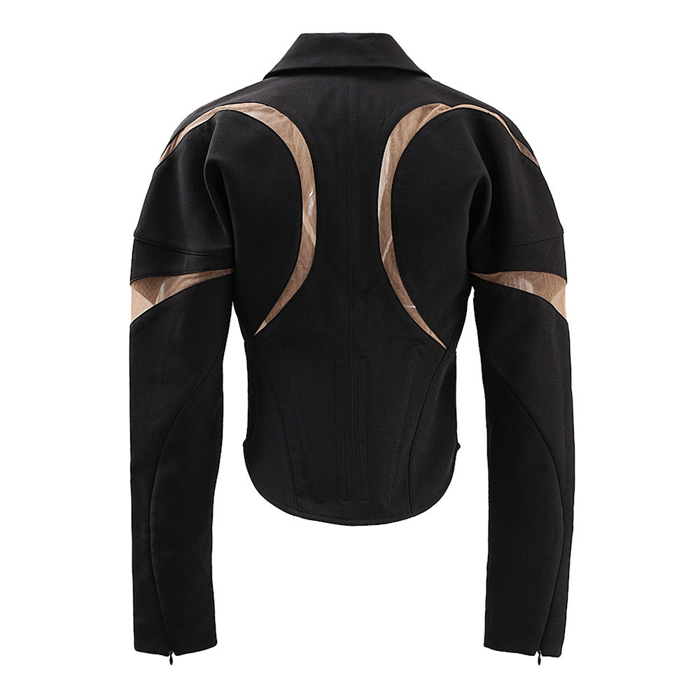 Geplooide top met uitlopende mouwen en maxi-rok set met tailleband – Rosiny 