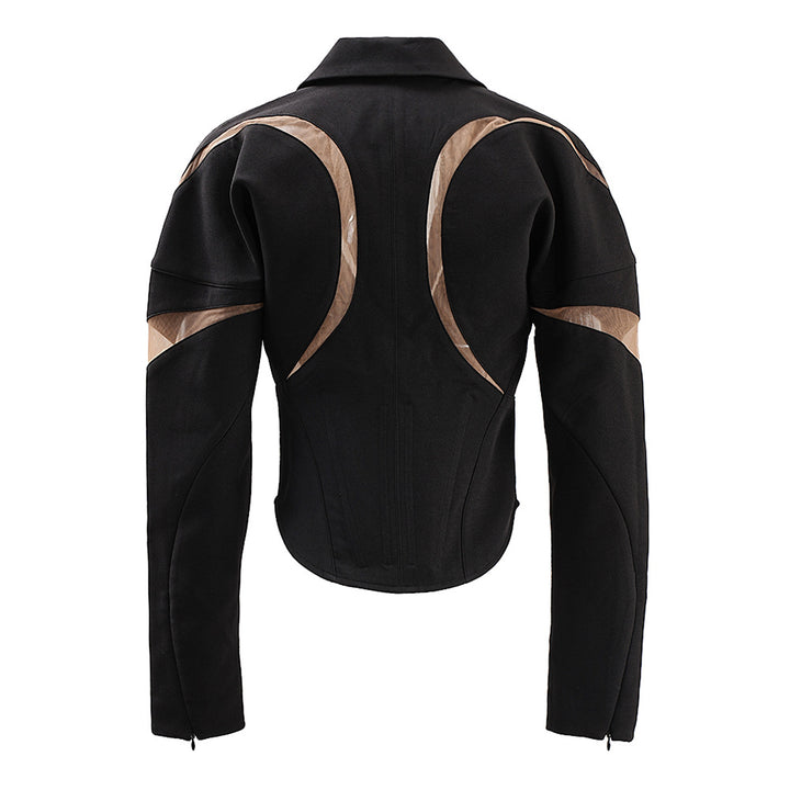 Geplooide top met uitlopende mouwen en maxi-rok set met tailleband – Rosiny 