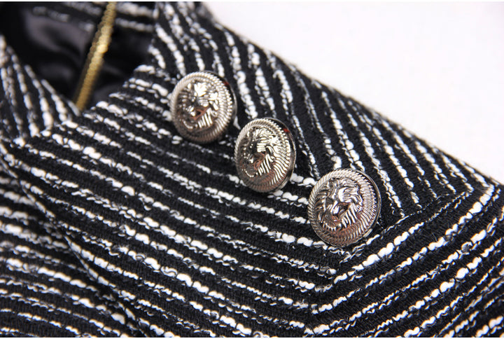 Geplooide top met uitlopende mouwen en maxi-rok set met tailleband – Rosiny 